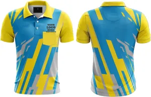 Custom Embroidered Polo Shirts for Men Women 3 Button Dry Fit Golf Jersey